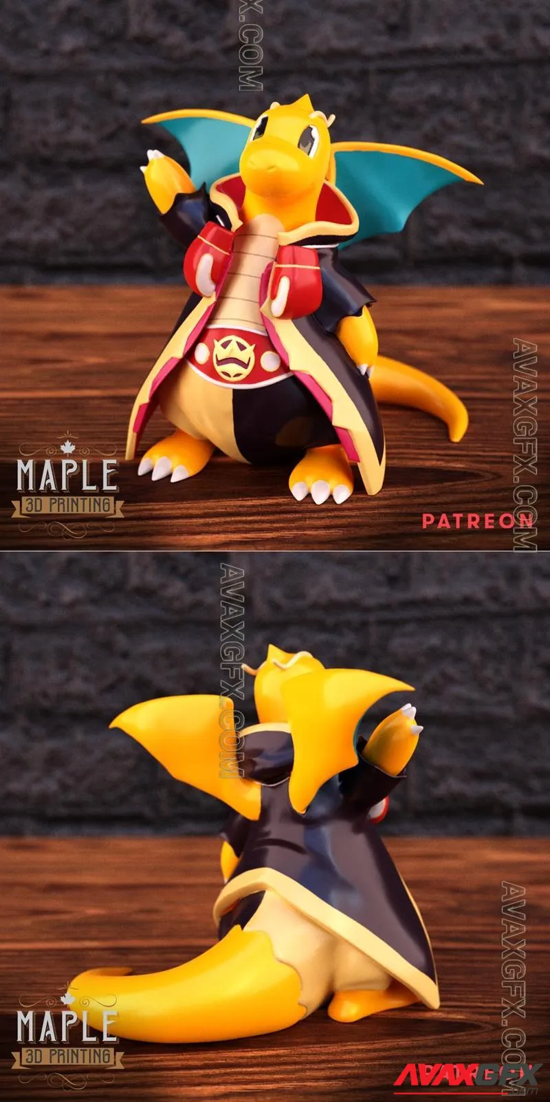 Dragonite Champion - STL 3D Model