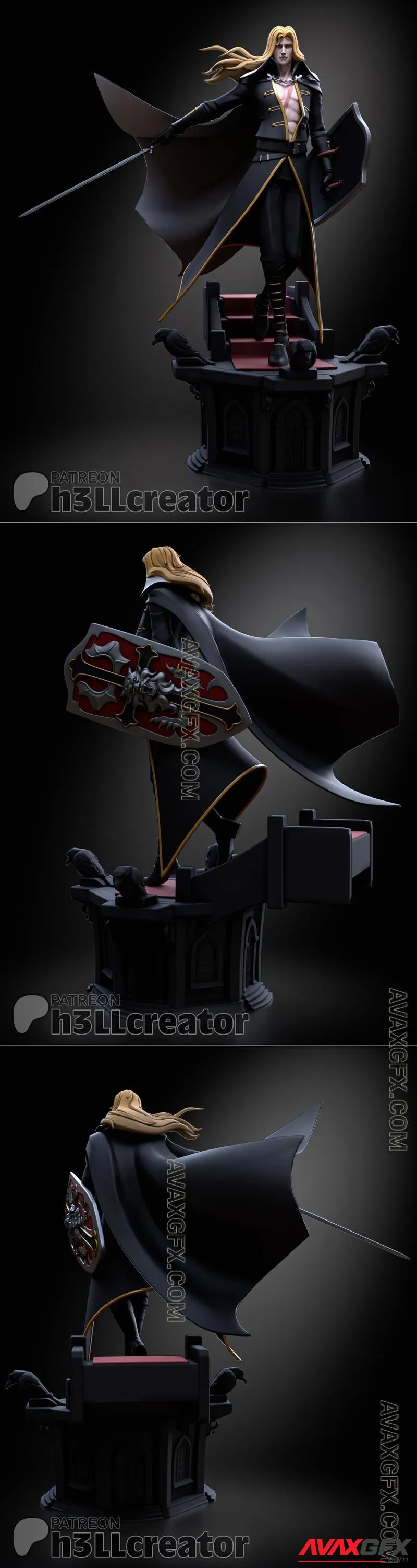 h3LL creator - Alucard - STL 3D Model