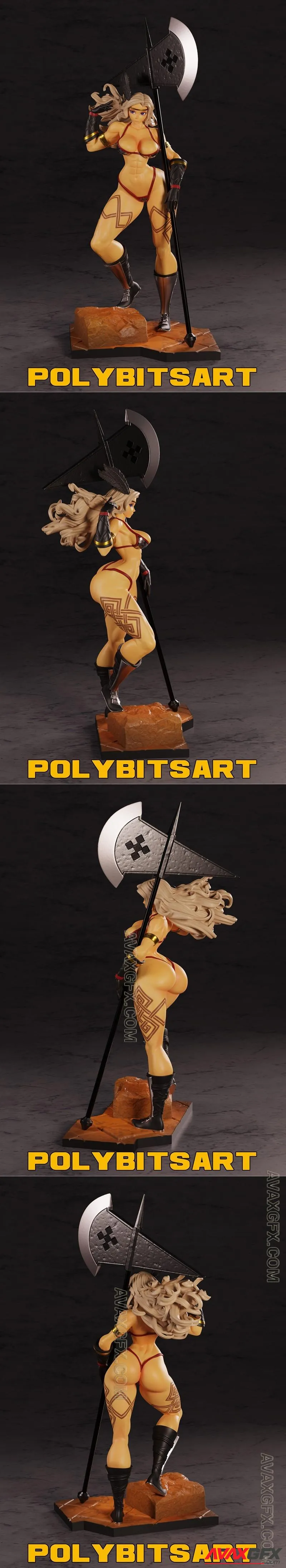 PolyBitsArt - Amazon - STL 3D Model