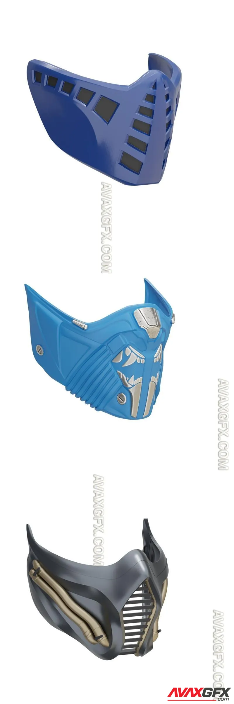 Frost MK1 Mask Alternate 1-3 - STL 3D Model