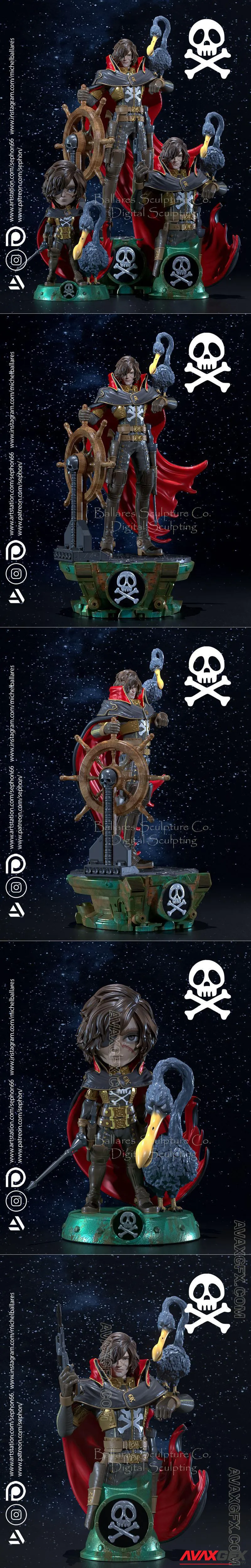 Captain Harlock By Creative Geek MB - STL 3D Model