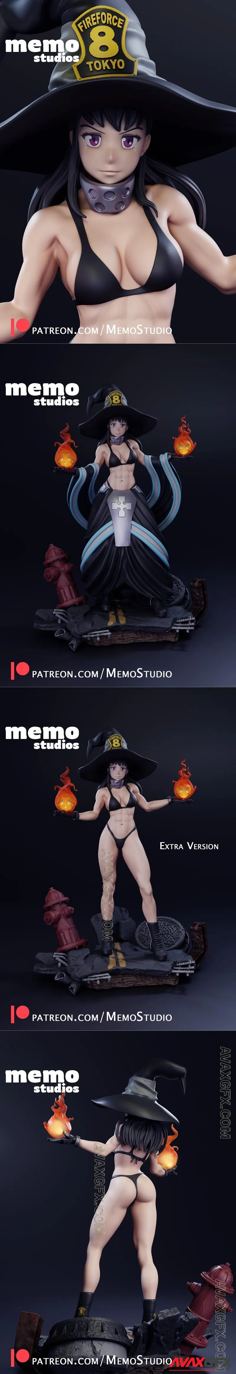 Memo Studio - Maki Oze Fire Force - STL 3D Model