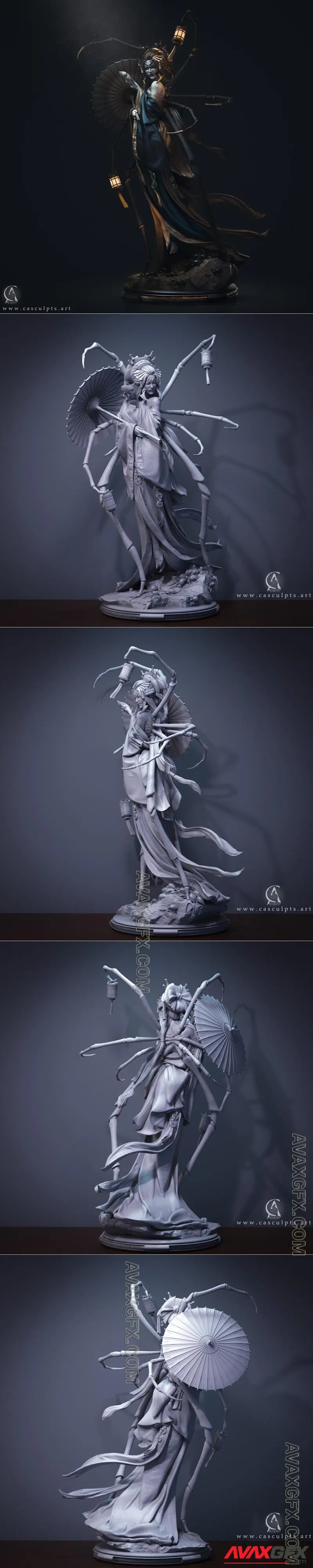 CA.Sculpts - Jorogumo Full - STL 3D Model