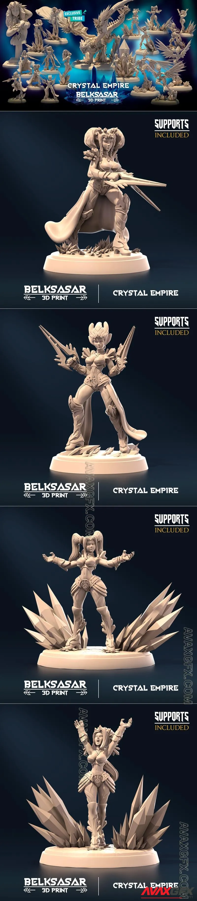 Belksasar - Crystal Empire December 2023 - STL 3D Model