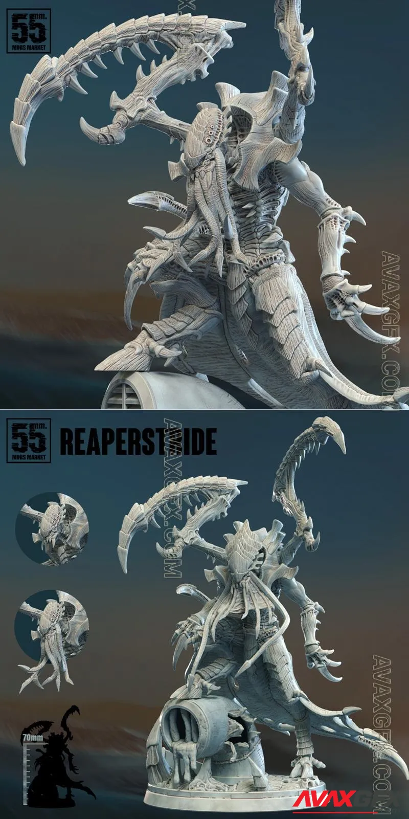 Reaperstride January 2024 - STL 3D Model