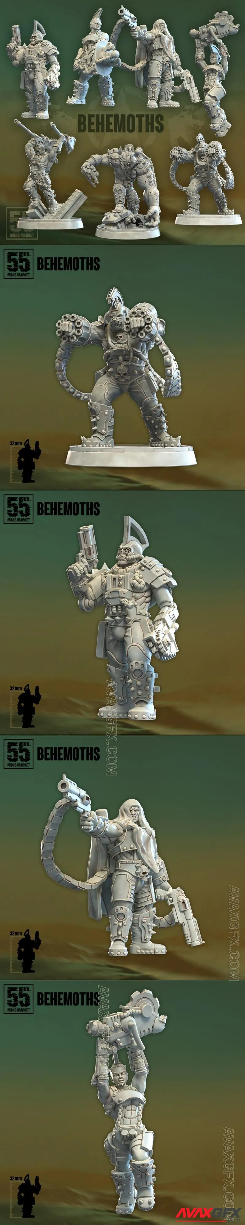 Behemoths January 2024 - STL 3D Model