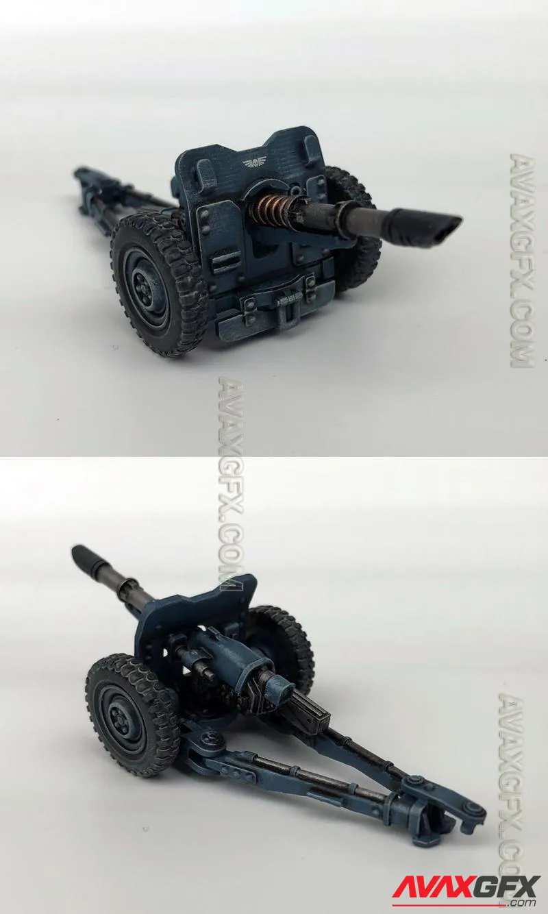 Krevarian Heavy Weapons Carriage - STL 3D Model
