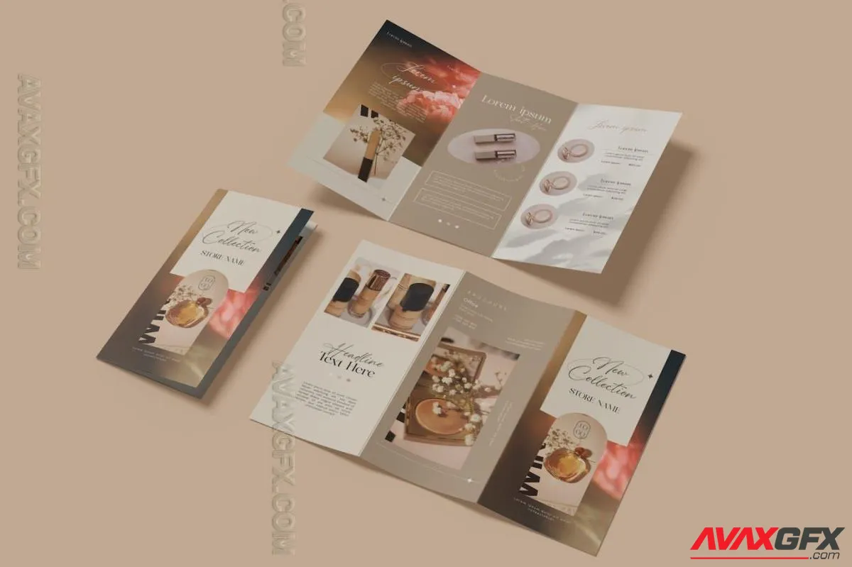 Cosmetic Store Trifold Brochure