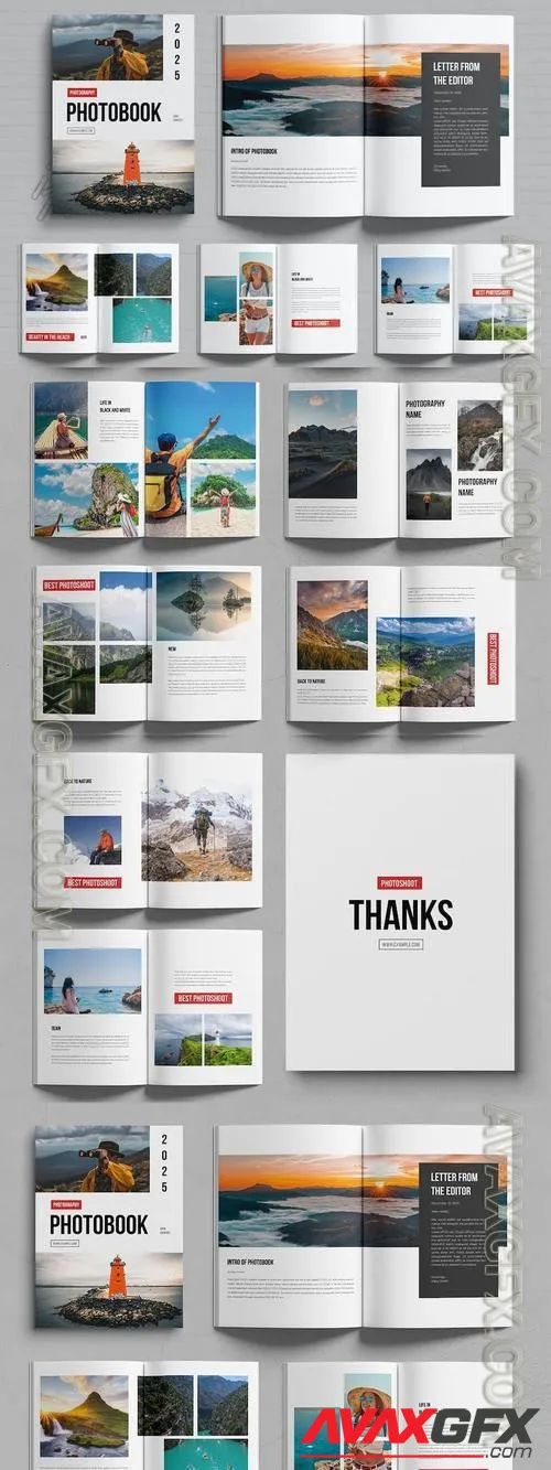 Photobook Design Template