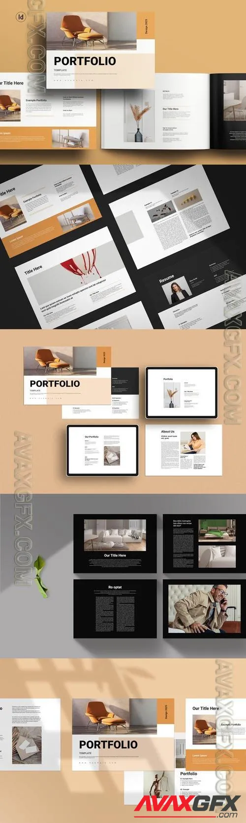 Portfolio Brochure Landscape Template