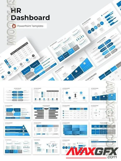 HR Dashboard PowerPoint Template