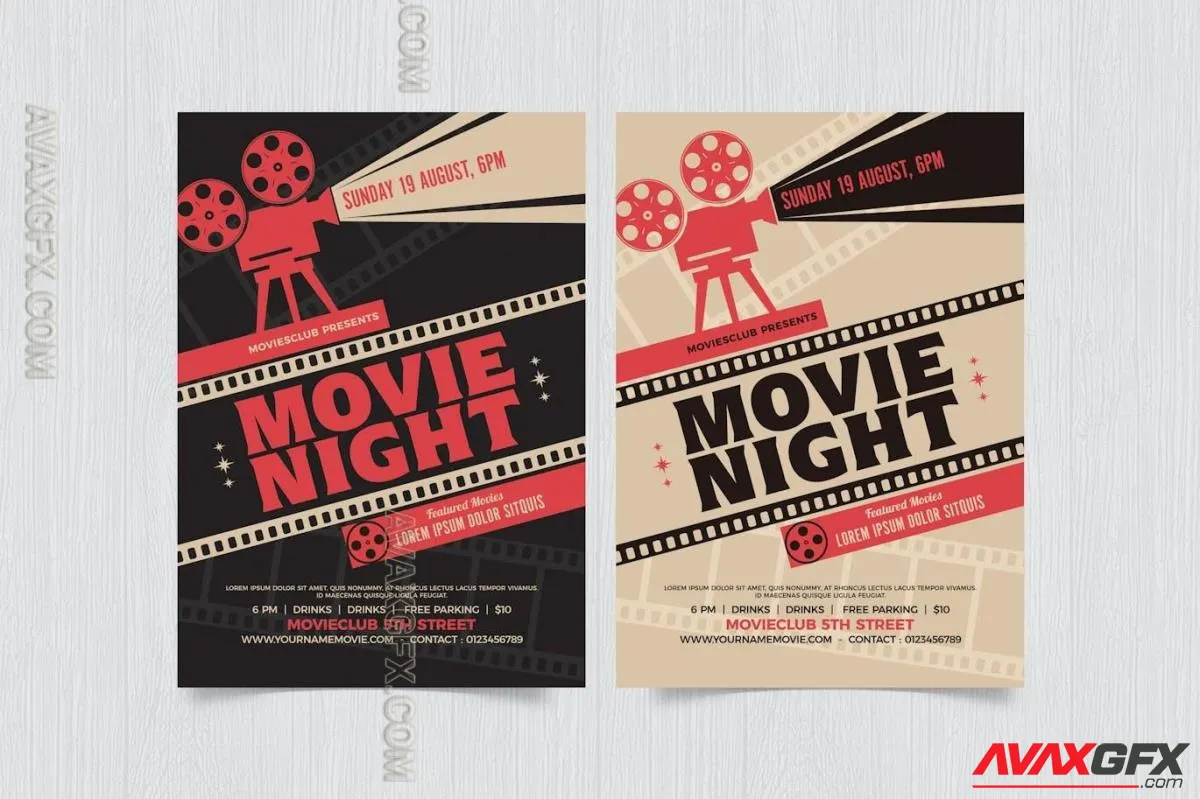 Movie Night Flyer