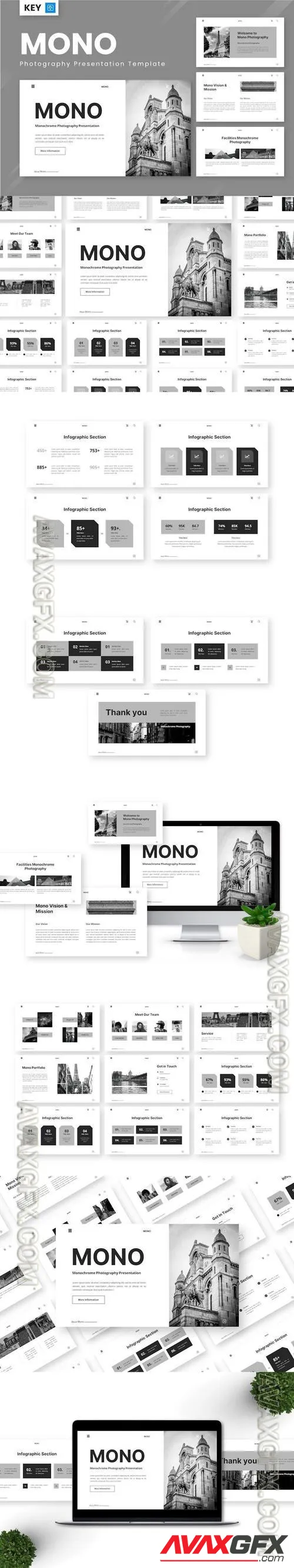 Mono - Photography Keynote Templates