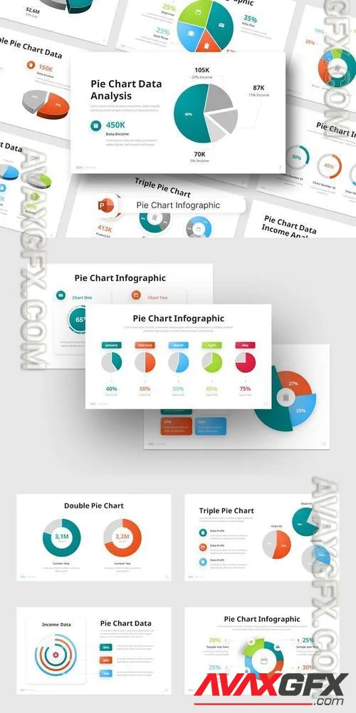 Pie Chart Infographic Template