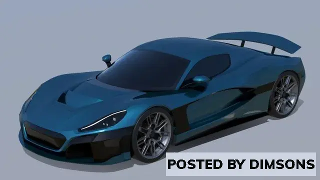 Vehicles, cars 2022 Rimac Nevera  - 3D Model