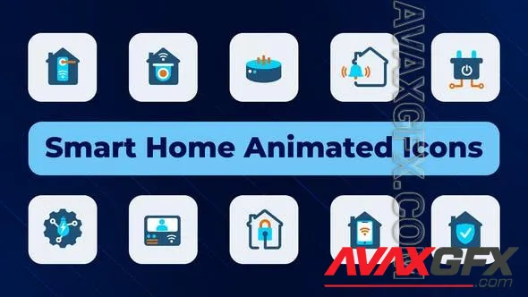 Smart Home Animated Icons 50941995 Videohive