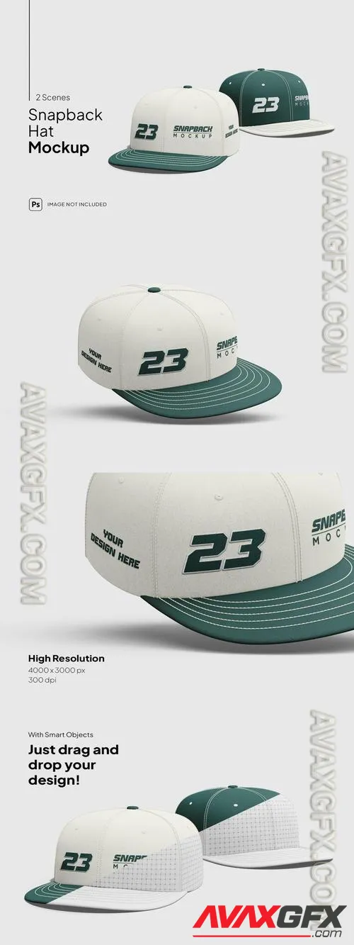 Snapback Hat Mockup