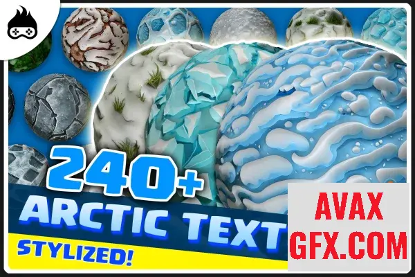 Unity Asset - 240+ Stylized Arctic Textures - Snow, Ice & More v1.1.0