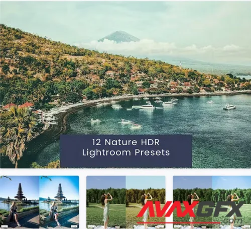 12 Nature HDR Lightroom Presets - D9DVELG