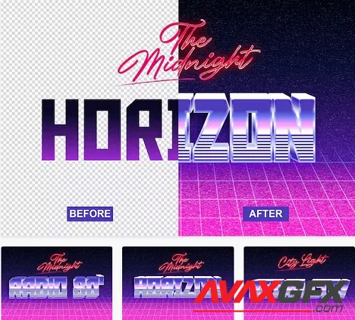 Horizon Text Effect - GFZQJ55