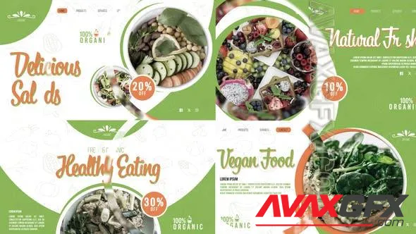 Healthy Food Promo 50659720 Videohive