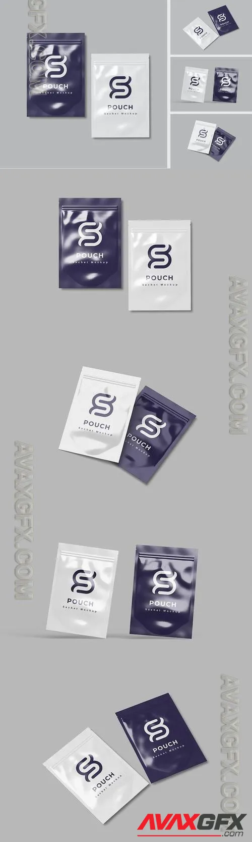 Pouch Sachet Mockup