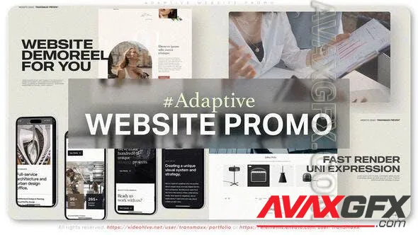 Adaptive Website Promo 50645944 Videohive