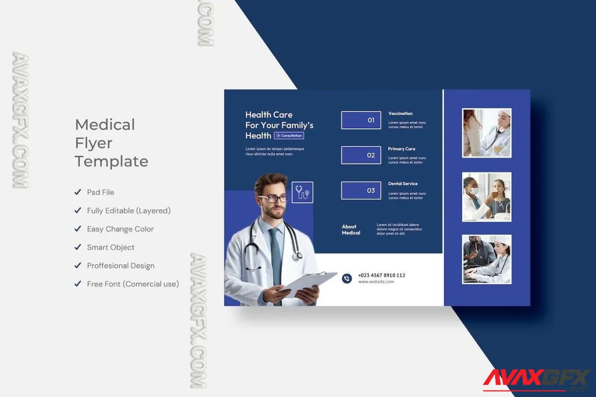 Medical Flyer Template Design