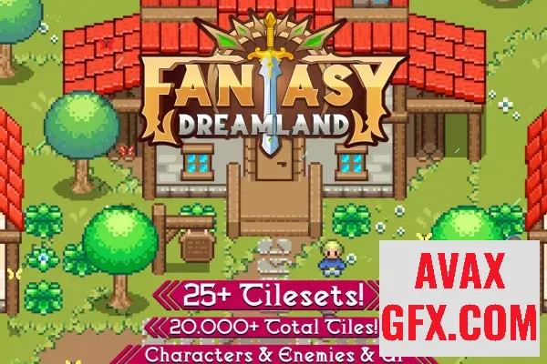 Unity Asset - 2D TopDown Tilesets Fantasy Dreamland v5.0.0