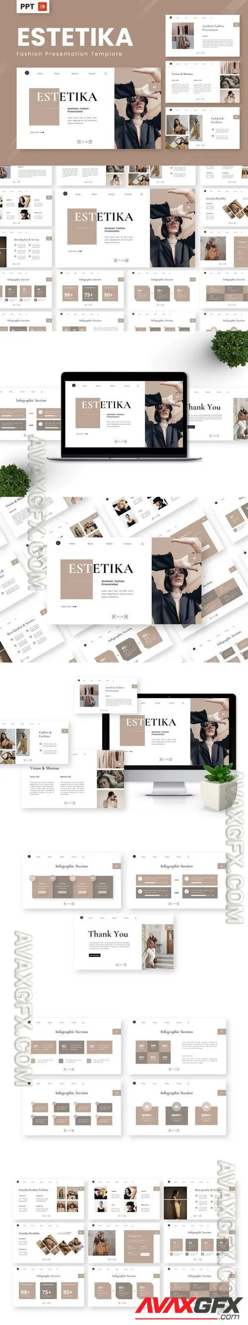 Estetika - Fashion Powerpoint Templates