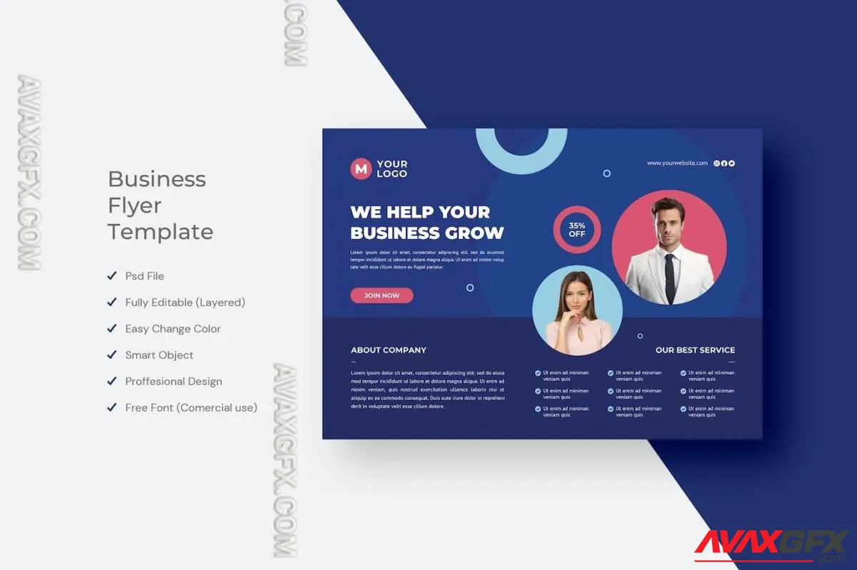 Business Flyer Template Design