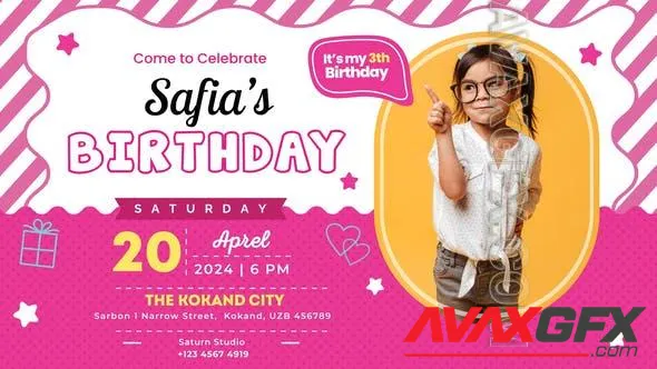 Birthday Invitation 50905495 Videohive