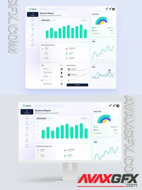 Vector - Finance Dashboard UI Kit