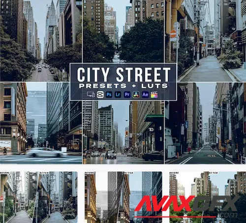 City Street Presets And luts Videos Premiere Pro - BBAUJC2