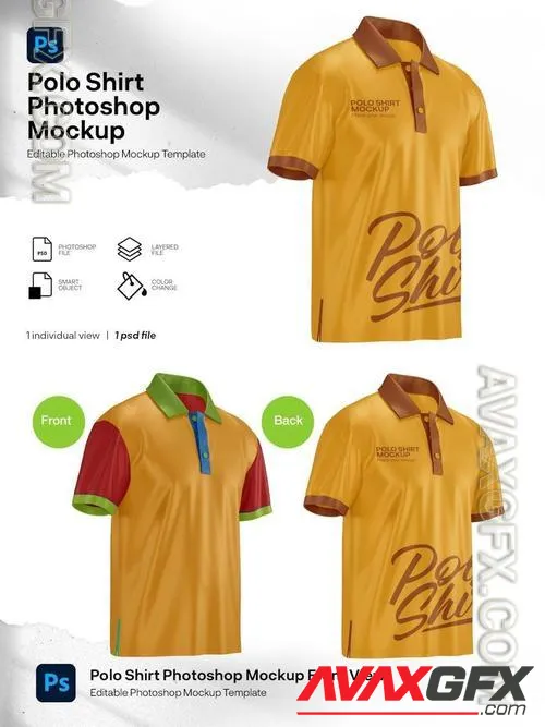 Polo shirt mockup