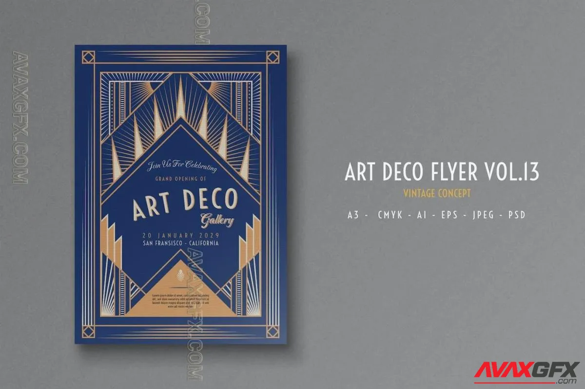 Art Deco Flyer Vol.13