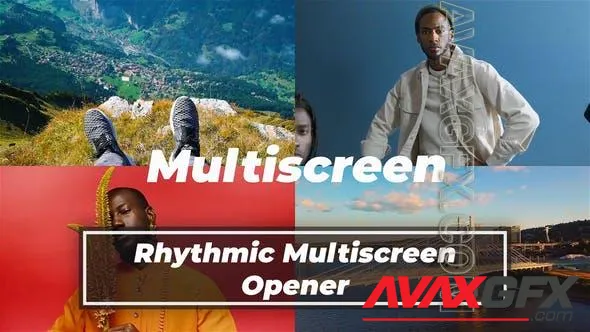 Rhythmic Multiscreen Opener 50771908 Videohive