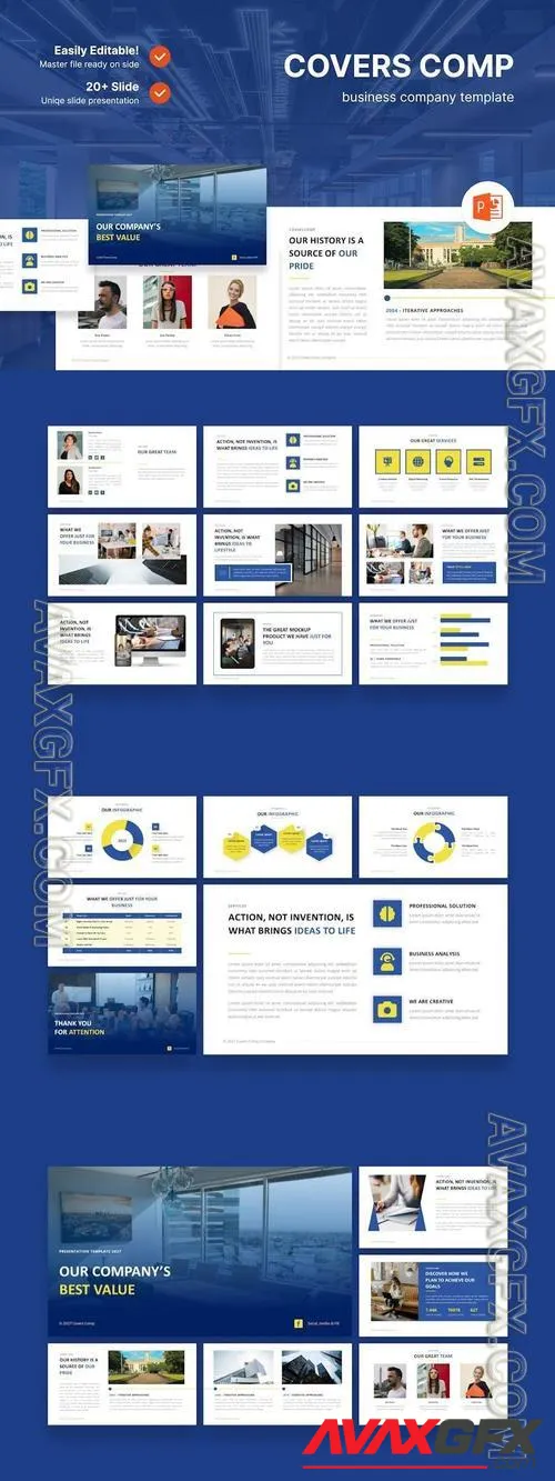 Covers Comp - Business Company Powerpoint Template