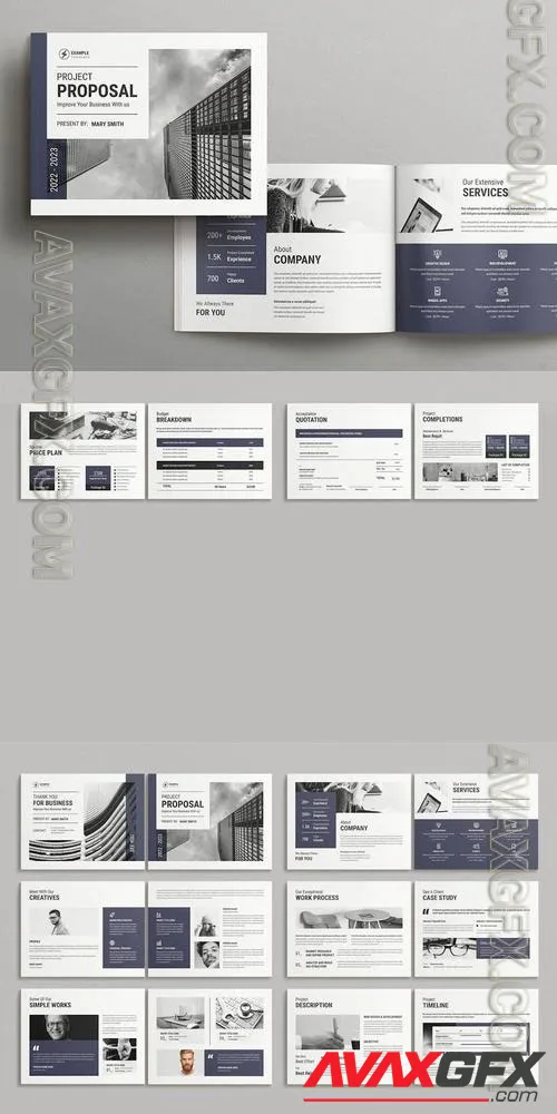 Business Proposal Template Landscape