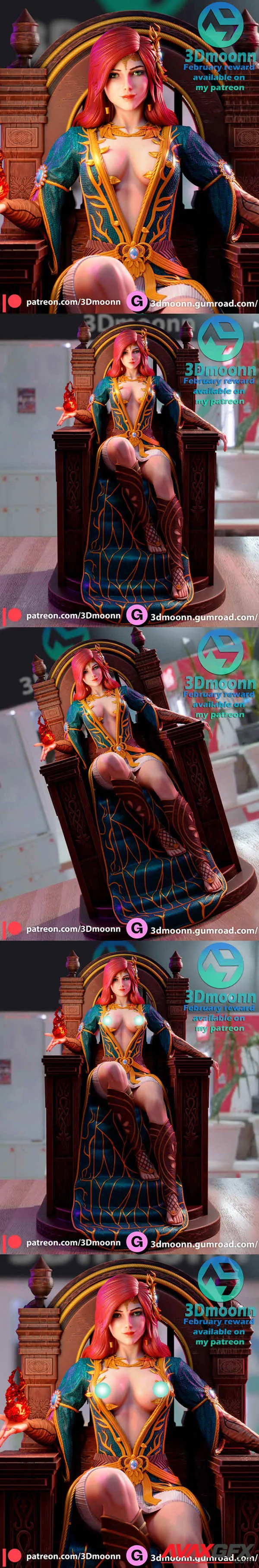 3Dmoonn – Triss Merigold – 3D Print