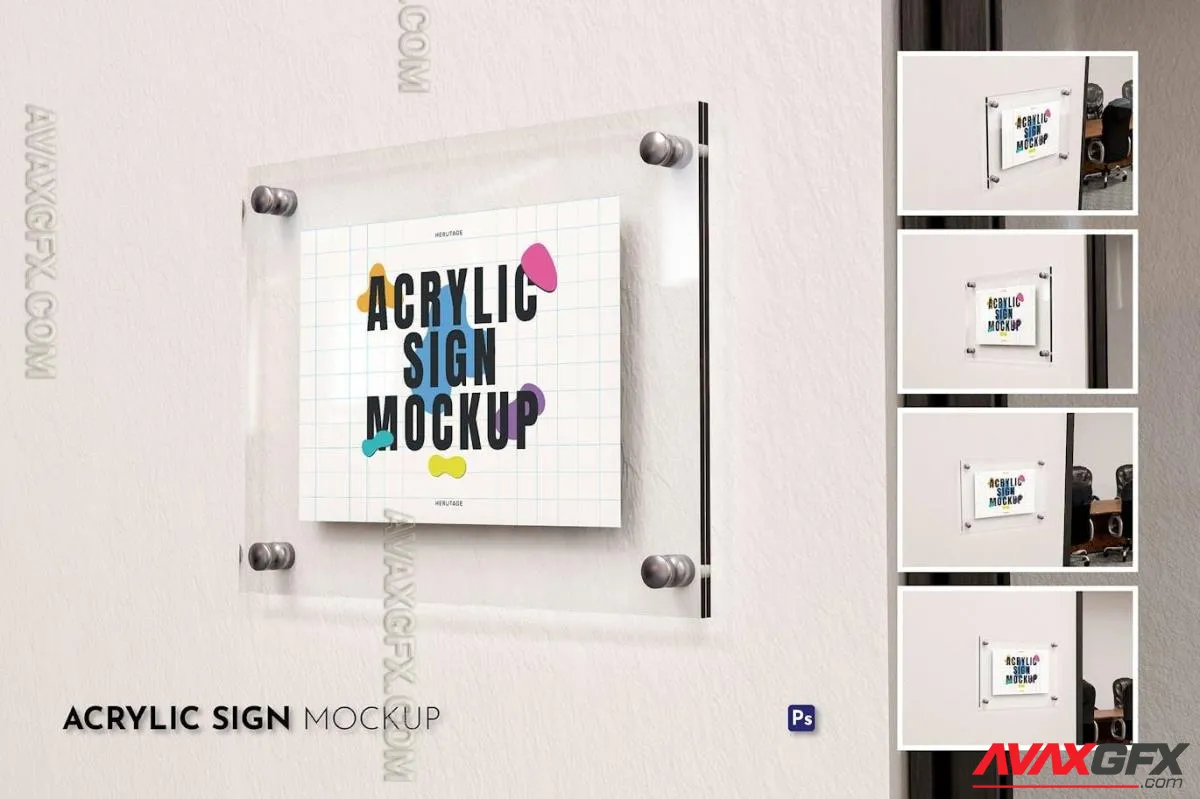 Acrylic Sign Mockup