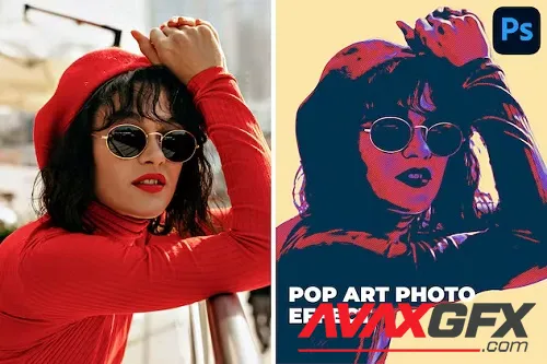 Pop art Photo effect - GRPKN75