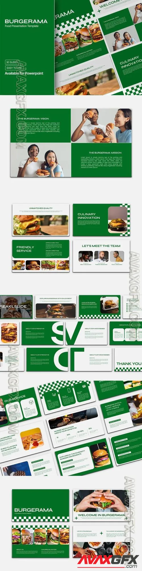 BURGERAMA - Powerpoint Template