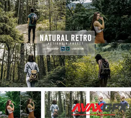 Natural Retro Presets & Actions - FN4A79K
