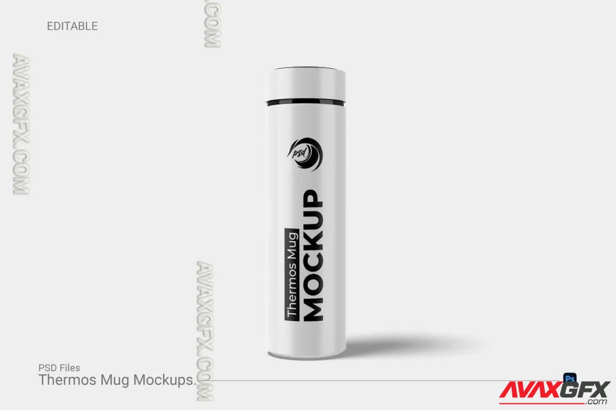 Bottle Thermos Mockup