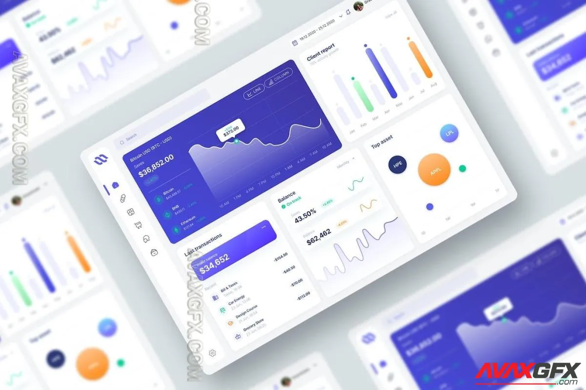 Finance Dashboard UI Design