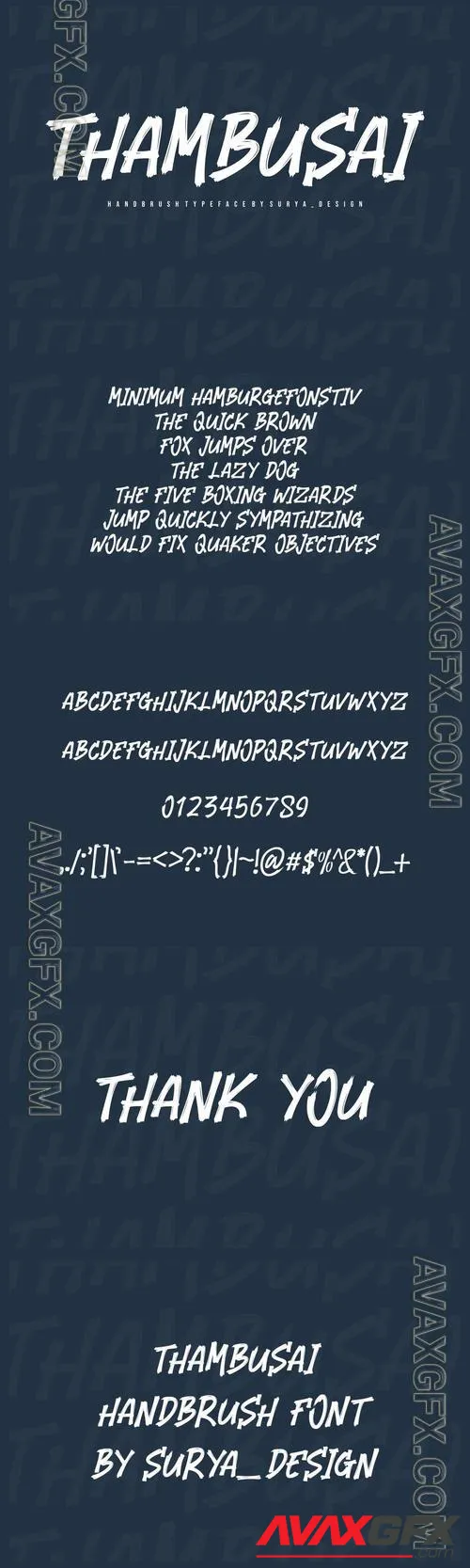Thambusai Fonts