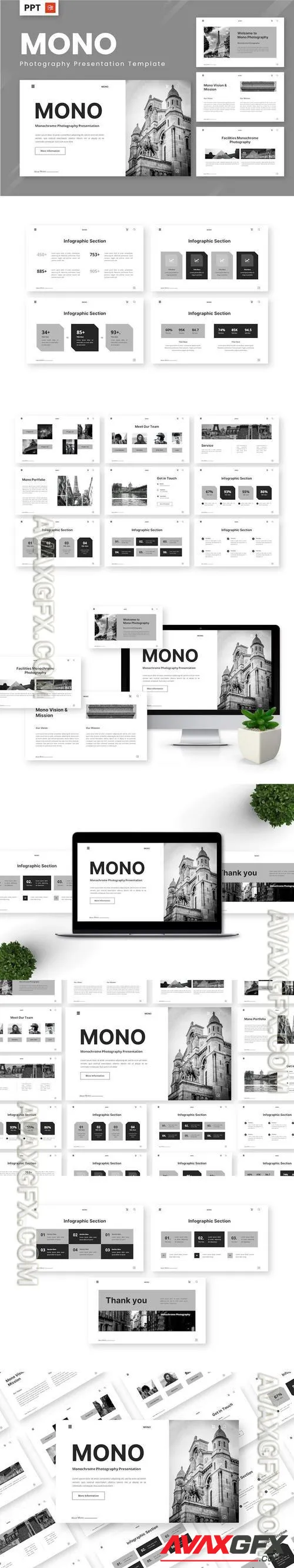 Mono - Photography Powerpoint Templates