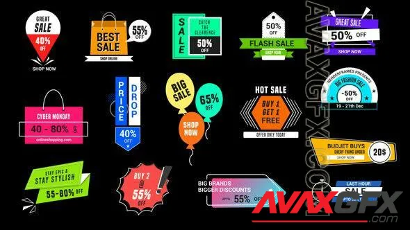 Sales & Discounts Badges 50643491 Videohive