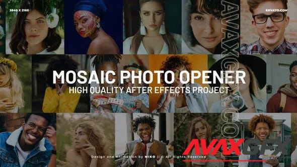 Mosaic Logo Opener 50874482 Videohive